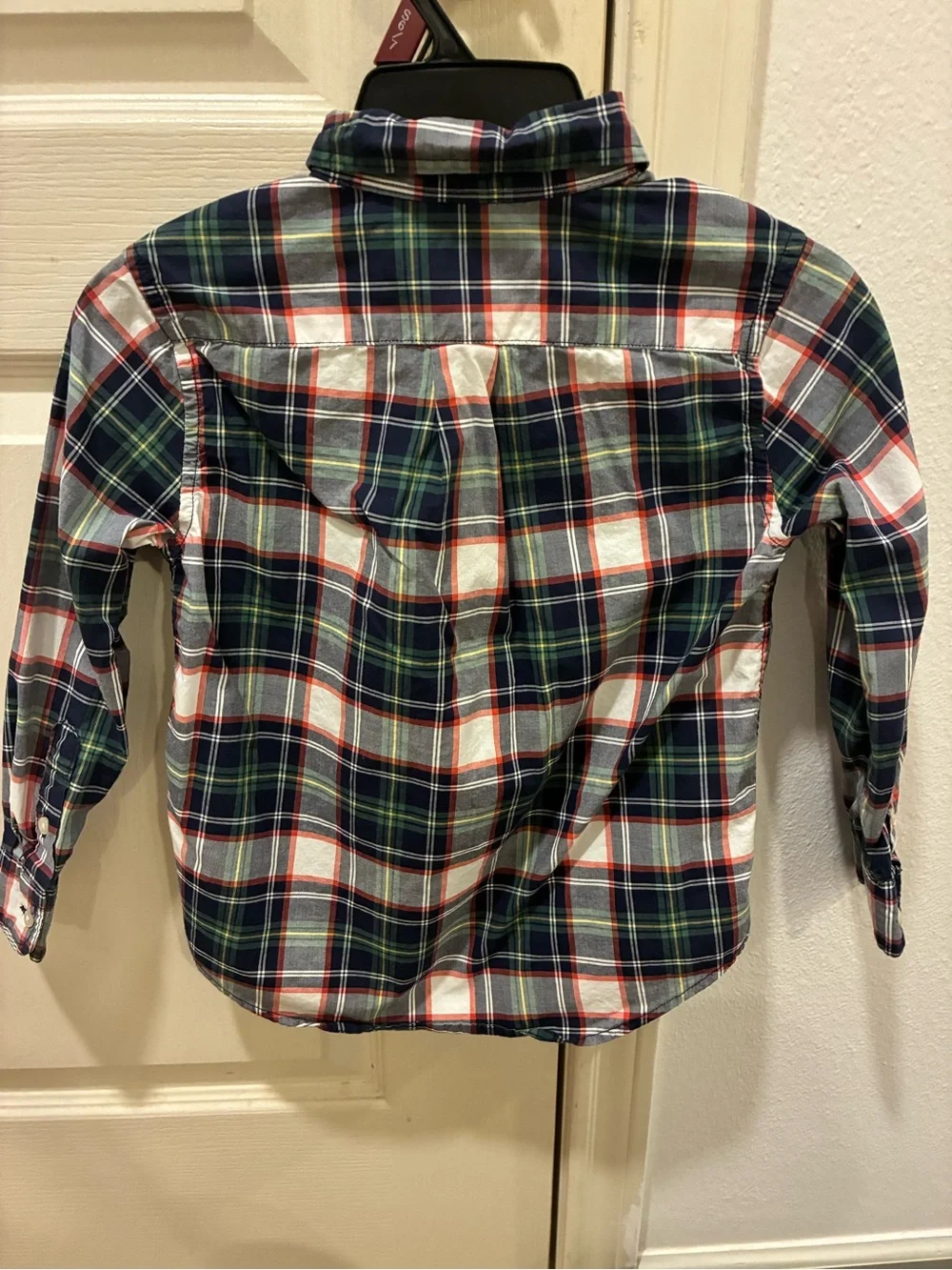 Ralph Lauren Boys Plaid Button Down Shirt Size 5